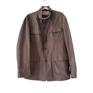 Hugo Boss Men's Brown Military Jacket‎ Sz 44R